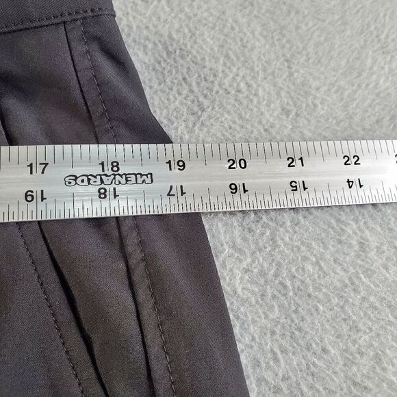 FootJoy Shorts Mens 34 Black Chino Slash Pocket Regular Fit Flat Front Logo - Picture 3 of 10